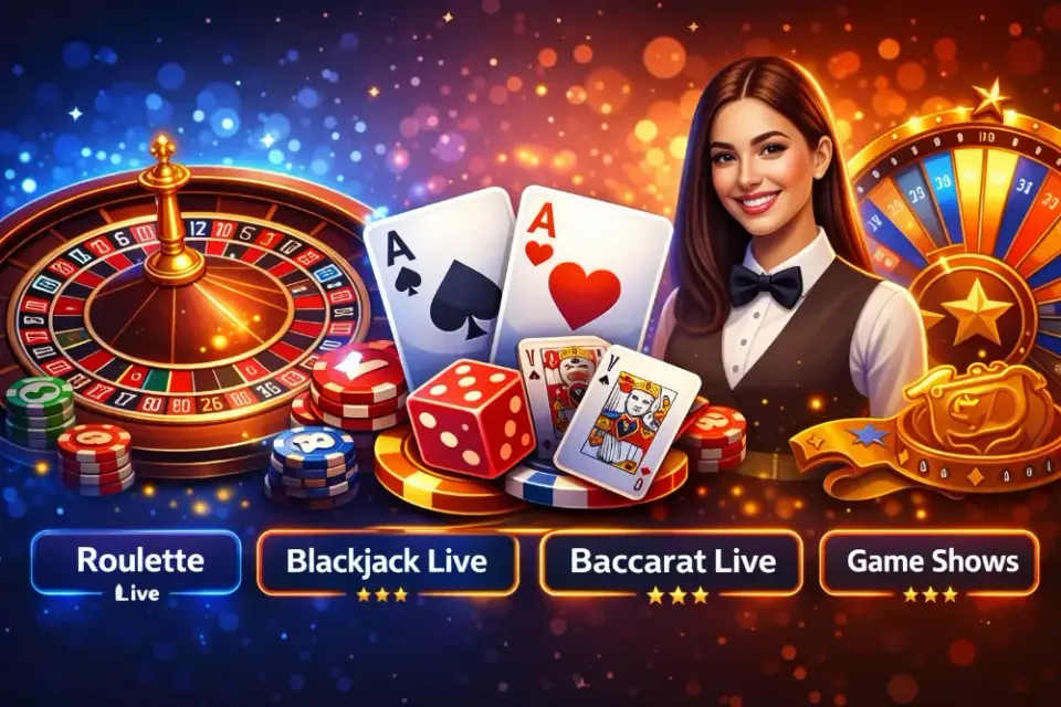 Jeux de casino live